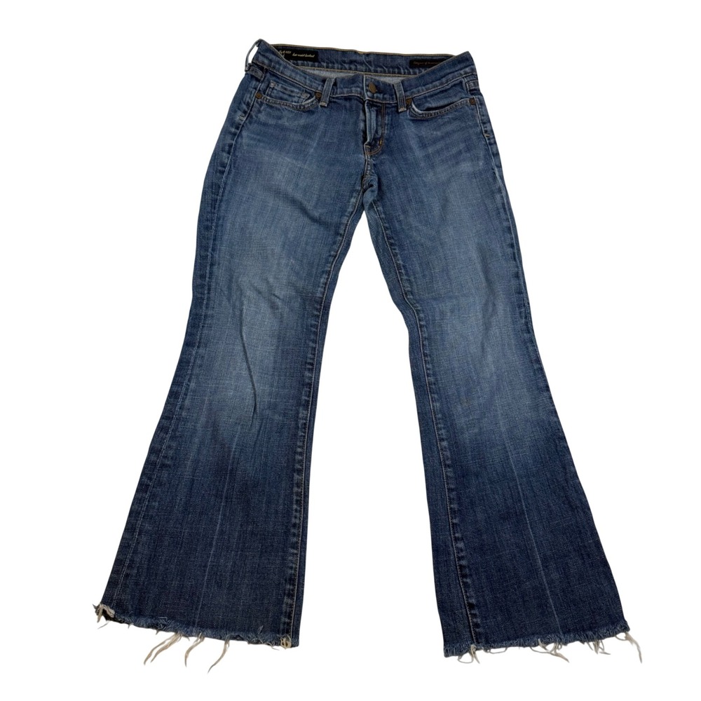 Citizens of Humanity Kelly 001 Low Waist Bootcut Jeans Blue 27 Made in USA